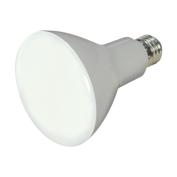 Satco Bulb, LED, 8W, BR30, Medium, 120V, Frosted White, 27K S29625